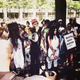 Jidenna (red cap) and Janelle Monáe (holding red bullhorn)
Instagram